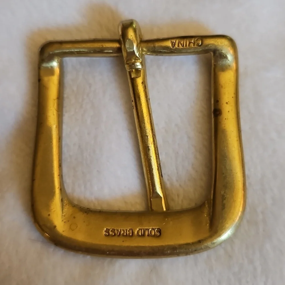 3/$30 Vintage Brass Belt Buckle